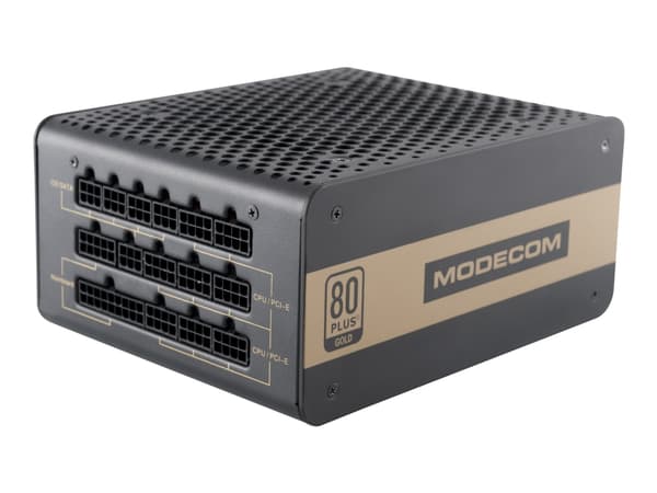 ModeCom Volcano 750 GOLD - Virtalähde (sisäinen) - ATX12V 2.31 - 80 PLUS Gold - AC 100-240 V - 750 Watt - aktiivinen PFC - musta