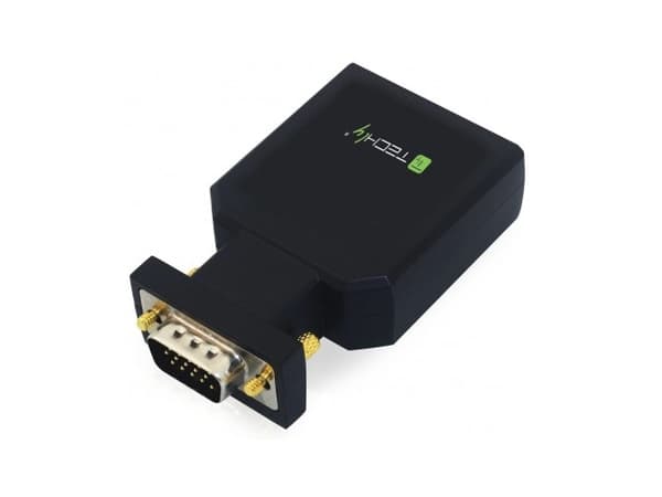 Teknisk IDATA VGA-HDMINI, Sort, CE, FCC, 1920 x 1200 piksler, 480p, 960p, 1080p, VGA (D-Sub), HDMI