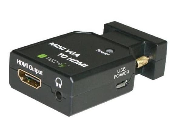 Teknisk IDATA VGA-HDMINI, Sort, CE, FCC, 1920 x 1200 piksler, 480p, 960p, 1080p, VGA (D-Sub), HDMI