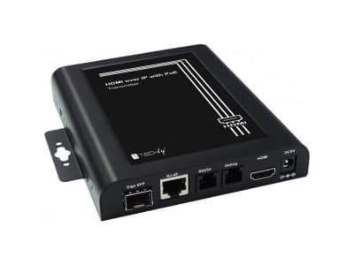 Techly IDATA EXTIP-VW, 1920 x 1080 piksler, AV-sender, Sort, HDCP