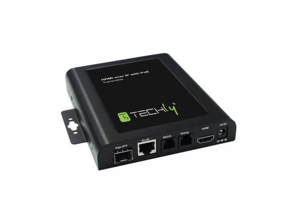 Techly IDATA EXTIP-VW, 1920 x 1080 piksler, AV-sender, Sort, HDCP