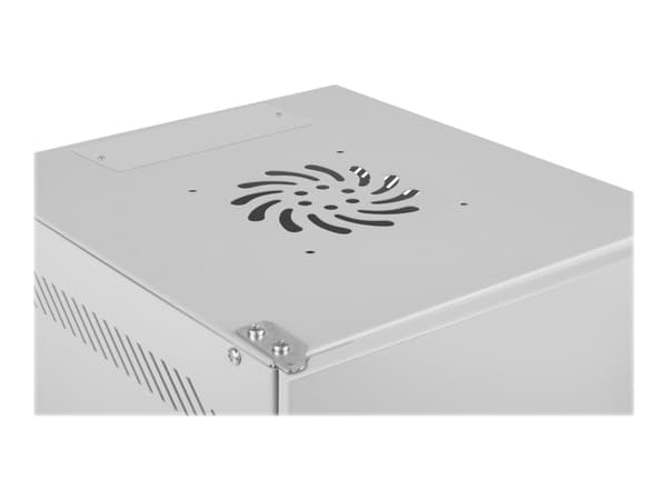 Lanberg - Rack skap - veggmonterbar - RAL 7035, grå - 9U - 10"