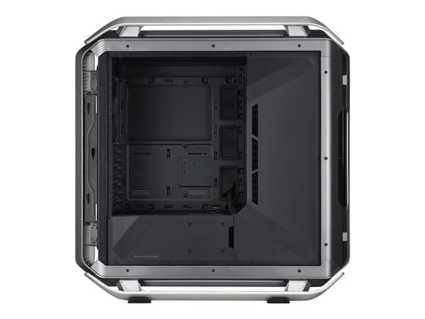 Cooler Master Cosmos C700P - Tower - utökad ATX - genomskinlig sidopanel (härdat glas) - ingen strömförsörjning (ATX / PS/2) - svart, gun metal - USB