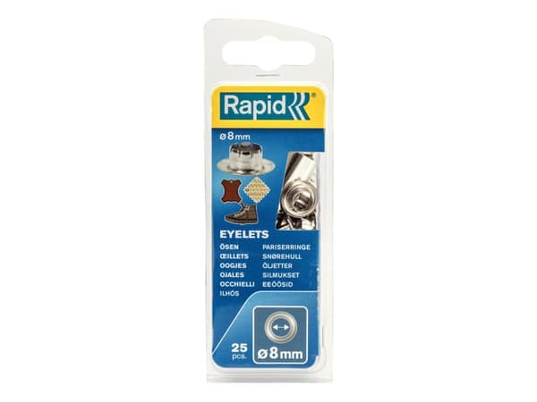 Rapid 5000411, Rengasniitti, Ruostumaton teräs, Hopea, Hopea, 8 mm, 35 mm
