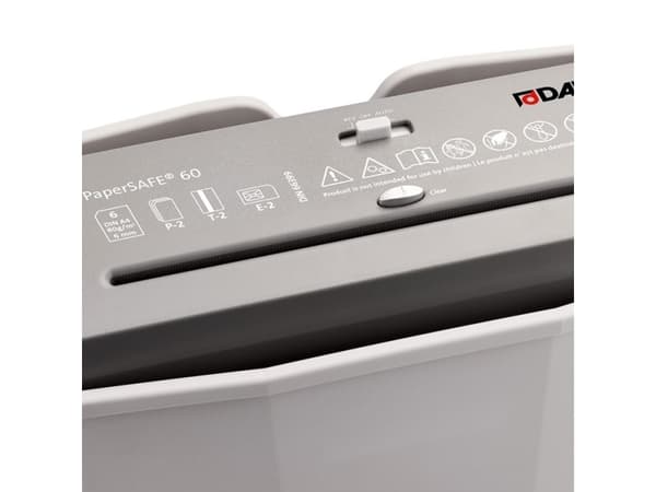 Dahle PaperSAFE 60, Suikaleeksi leikkaava, 22 cm, 6 mm, 11 L, 110 arkkia, 70 dB