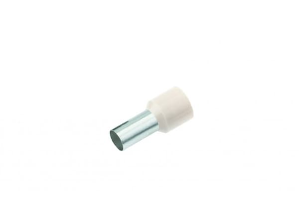 Cimco 182200, Pinterminal, Kopper, Rett, Hvit, Tinnbelagt kobber, Polypropylen (PP)