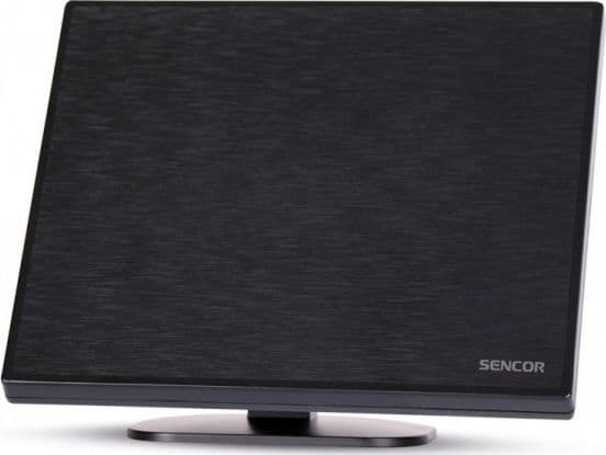 Sencor SDA-220, Sisätila, Musta, 87,5 - 790 MHz, 20 dB, Vaakapolarisaatio, UHF, VHF