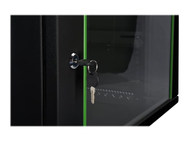 DIGITUS Dynamic Basic DN-19 16-U-EC-SW - Rack skåp - väggmontering - RAL 9005 - 16U - 19"