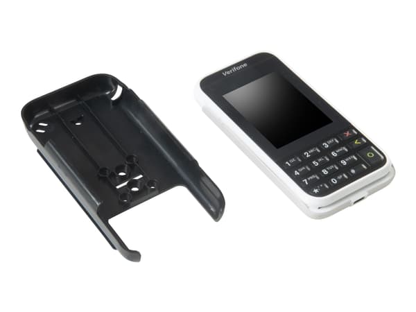 SpacePole M-Case - Monteringskomponent (hus) - for kredittkortterminal - plastikk - svart - stativmonterbar - for VeriFone e285