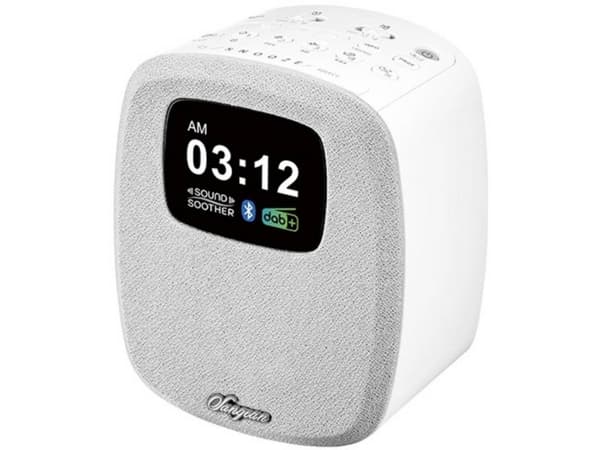 DCR-83 White DAB+/FM-RDS/Aux-in/Bluetooth Digital Clockradio