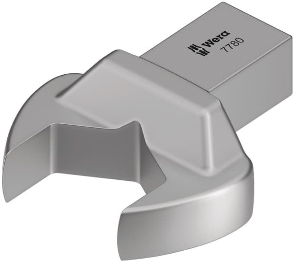 Wera 7780, Torque wrench end fitting, Sølv, 1 stykker, Chromium-Vanadium Steel (Cr-V)