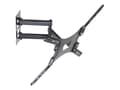 Miniatyrbilde 4 av 5: ART AR-61A - Brakett - for LCD-TV - metall - svart - skjermstørrelse: 19"-56" - monteringsgrensesnitt: inntil 400 x 400 mm - veggmonterbar