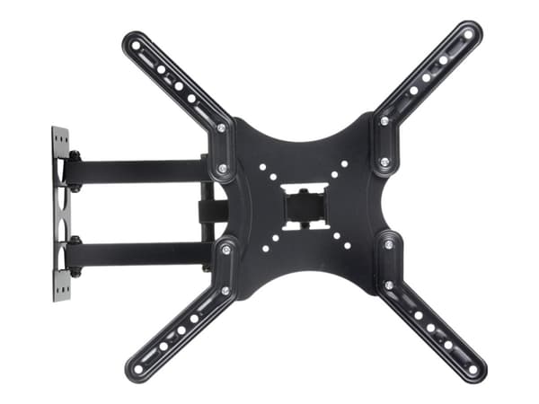 ART AR-61A - Brakett - for LCD-TV - metall - svart - skjermstørrelse: 19"-56" - monteringsgrensesnitt: inntil 400 x 400 mm - veggmonterbar