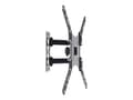 Miniatyrbilde 1 av 5: ART AR-61A - Brakett - for LCD-TV - metall - svart - skjermstørrelse: 19"-56" - monteringsgrensesnitt: inntil 400 x 400 mm - veggmonterbar