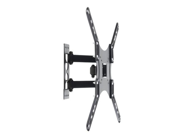 ART AR-61A - Brakett - for LCD-TV - metall - svart - skjermstørrelse: 19"-56" - monteringsgrensesnitt: inntil 400 x 400 mm - veggmonterbar