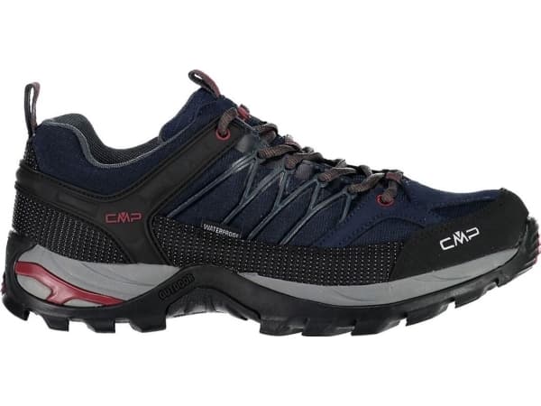 Miesten CMP Rigel Low Trekkingkenkä Asphalt/Syrah r. 41 (3Q54457-62BN)