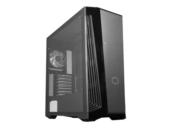 Cooler Master MasterBox 540, Työpöytä, PC, Musta, Läpinäkyvä, ATX, EATX, mikro ATX, Mini-ITX, Verkko, Muovi, Terästä, Karkaistu lasi, Sininen, Vihreä