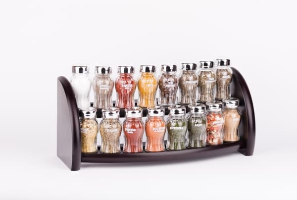 GALD hylla med 16 kryddor venga glans (16S)