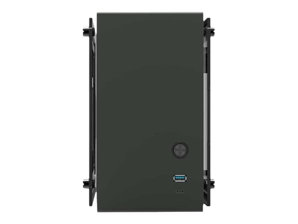 Zalman M2 mini - MT - mini ITX - genomskinlig sidopanel (akryl) - ingen strömförsörjning - grå - USB