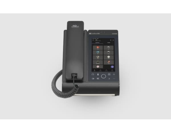 AudioCodes C470HD, IP Phone, Musta, Johdollinen puhelin, Vastaanotto, Android, TFT