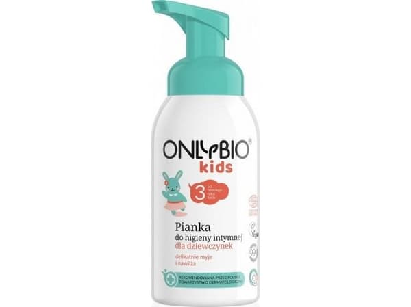 Only Bio ONLYBIO_Kids intimate hygiene foam for girls from 3 years of age 300ml