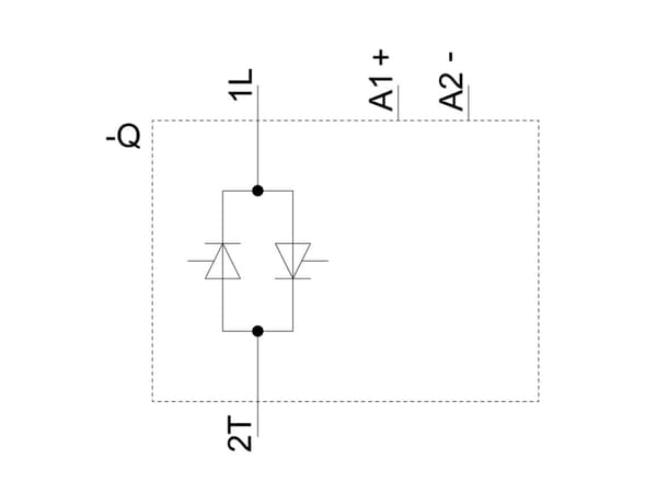 Siemens Halvlederrelæ 3RF21902AA02 90 A Koblingsspænding (max.): 230 V/AC Vekslende ved nulspænding 1 stk