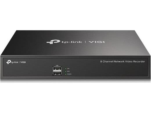 TP-Link VIGI NVR1008H nätverksvideobandspelare (NVR) 1U Svart