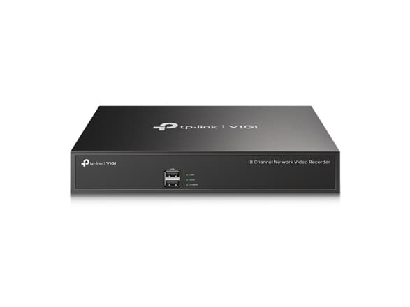 TP-Link VIGI NVR1008H nätverksvideobandspelare (NVR) 1U Svart
