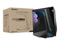 Miniatyrbild 3 av 5: AORUS C700 GLASS - FT - ATX - genomskinlig sidopanel (härdat glas) - ingen strömförsörjning (ATX) - svart - USB/Audio/HDMI