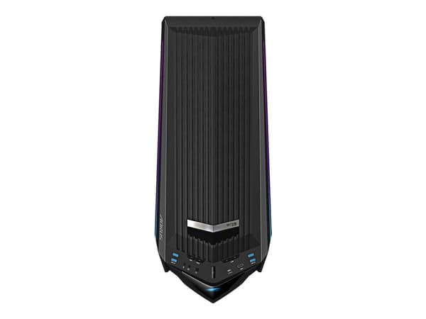 AORUS C700 GLASS - FT - ATX - genomskinlig sidopanel (härdat glas) - ingen strömförsörjning (ATX) - svart - USB/Audio/HDMI