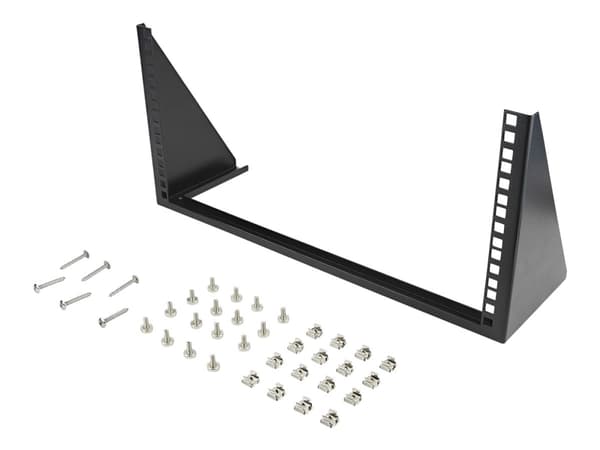 StarTech.com 5U Vertical Wall Mount Rack - 19in Low Profile Open Wall Mounting Bracket - Network/Server Room/Data/AV/IT/Patch Panel/Communication/Com