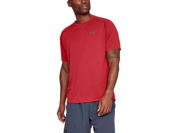 Herre T-skjorte Under Armour Tech 2.0 Ss Tee k/r rød 1326413 600 (M)