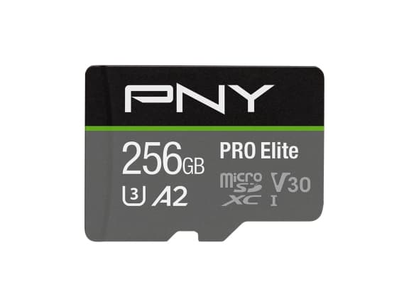 PNY P-SDU256V32100PRO-GE, 256 GB, MicroSDXC, klasse 10, UHS-I, 100 MB/s, 90 MB/s
