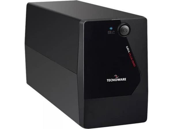 Tecnoware Era Plus 950, Interaktivt indgangsstik, 0,95 kVA, 665 W, Pseudosinus, 50/60 Hz, 230 V