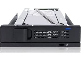 ICY DOCK flyttbar ram 3.5'' SAS/SATA MB171SP-1B, HDD, bärarlös