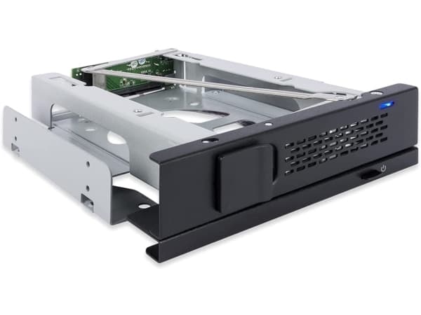 ICY DOCK flyttbar ram 3.5'' SAS/SATA MB171SP-1B, HDD, bärarlös