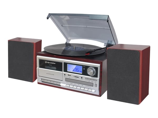 Roadstar HIF-8892EBT - Lydsystem - 2 x 4 watt - kirsebærtre Kirsebær (frukt), Sølv, Tre