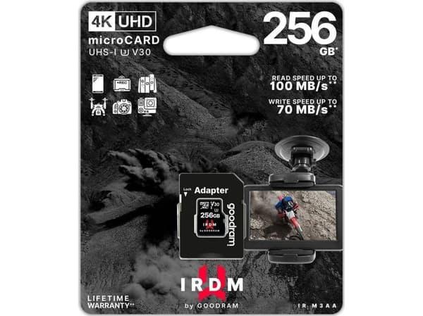 Goodram IRDM 256GB MicroSDXC Class 10 UHS-I 100MB/s 70MB/s