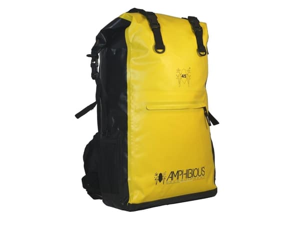 AMPHIBIOUS VANDTÆT RYGSÆK OVERLAND 45L GUL P/N: ZSF-1045.04