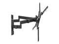 Miniatyrbilde 5 av 5: Barkan BM464 - Monteringssett (leddarm) - full bevegelse - for flatpanel - svart - skjermstørrelse: 13"-90" - veggmonterbar