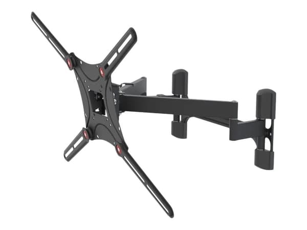 Barkan BM464 - Monteringssats (vridbar arm) - fullständig rörelse - för platt panel - svart - skärmstorlek: 13"-90" - väggmonterbar Svart