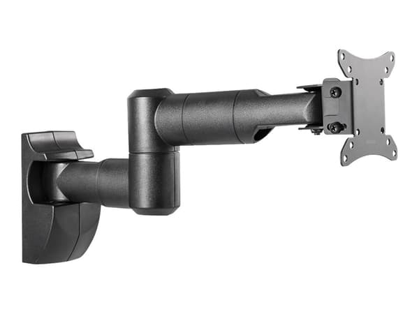 DELTACO Office ARM-0370 - Monteringssett (fullt bevegelig veggfeste) - for LCD-skjerm - stål, plastikk - matt svart - skjermstørrelse: 13"-32"