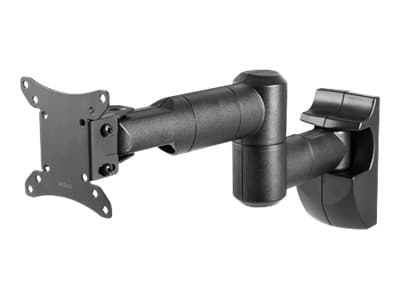 DELTACO Office ARM-0370 - Monteringssett (fullt bevegelig veggfeste) - for LCD-skjerm - stål, plastikk - matt svart - skjermstørrelse: 13"-32"