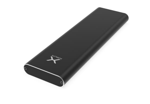 KRUX KRX0058, SSD-kabinett, M.2, M.2, USB-tilkobling, Sort