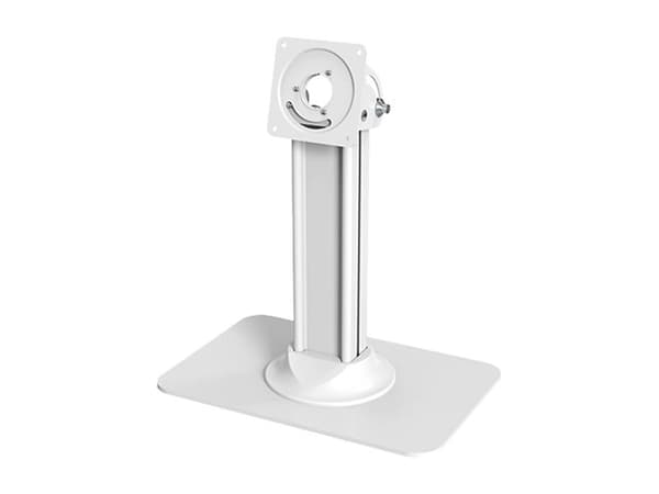 DELTACO Office ARM-0511 - Ställ - för surfplatta - låsbar - extra kraftigt stål, aluminium, plast - matt vit - skärmstorlek: 9.7"-10.5" - skrivbord -