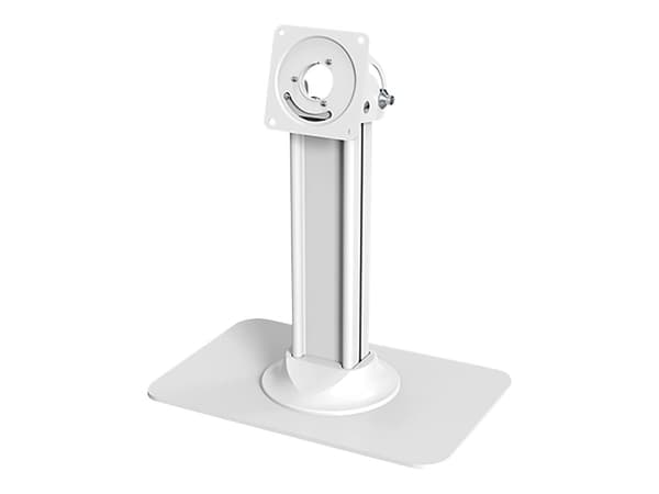 DELTACO Office ARM-0511 - Ställ - för surfplatta - låsbar - extra kraftigt stål, aluminium, plast - matt vit - skärmstorlek: 9.7"-10.5" - skrivbord -