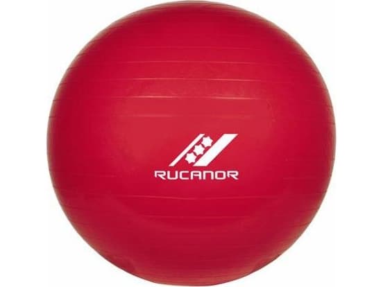 Rucanor 75 cm Rucanor Gymnastics Ball with Pump 26987 red