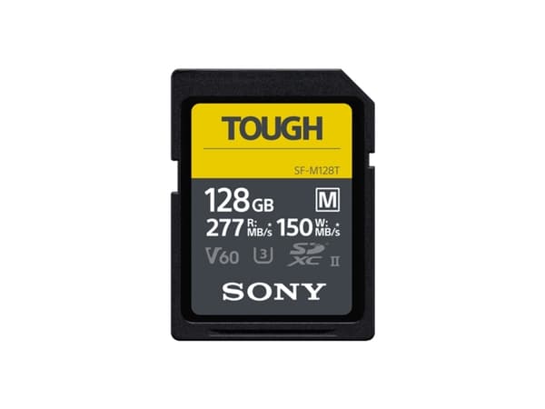 Sony SF-M Series Tough SF-M128T - Flash-minneskort - 128 GB - Video Class V60 / UHS-II U3 / Class10 - SDXC UHS-II