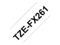 Miniatyrbild 2 av 2: Brother TZe-FX261 - Svart på vitt - Rulle (3,56 cm x 8 m) 1 kassett(er) flexibel tape - för P-Touch PT-3600, 530, 550, 9200, 9400, 9500, 9600, 9700,