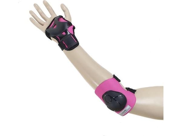 NILS Extreme H210 svart-rosa størrelse M pads sett (16-60-023)